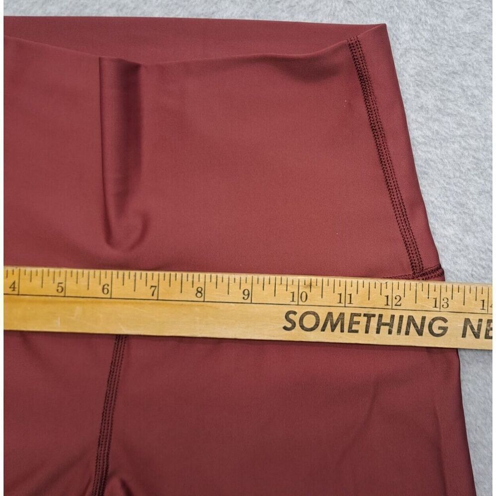 Offline by Aerie Women's Legging M 7/8 Burgundy High Rise Short Inseam - Picture 7 of 9